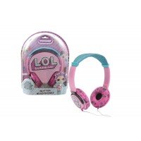 Casti audio cu sclipici Lol