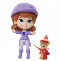 Figurina Printesa Sofia mini cu un camarad - Mov