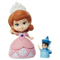 Figurina Printesa Sofia mini cu un camarad - Roz