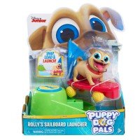 Figurina cu lansator Puppy Dog Pals - Rolly
