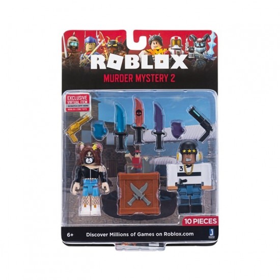 Set 2 figurine Roblox S4 Murder Mystery 2
