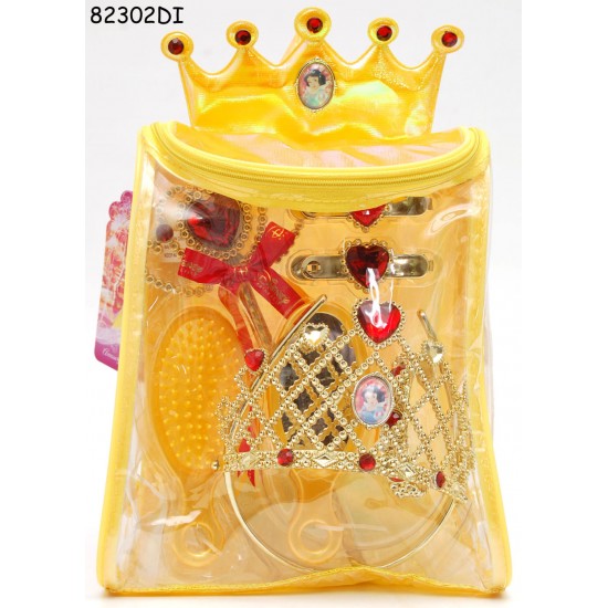 Rucsac cu accesorii pentru par 8 piese - Snow White