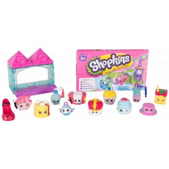 Set 12 figurine Shopkins colectia Europa Pink