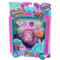 Set 5 figurine Shopkins colectia Europa Pink