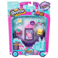 Set 5 figurine Shopkins colectia Europa Purple