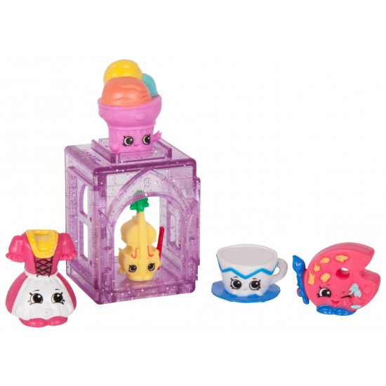 Set 5 figurine Shopkins colectia Europa Purple