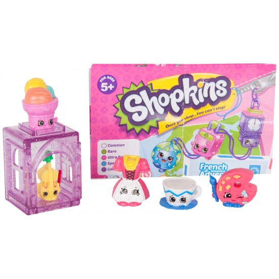 Set 5 figurine Shopkins colectia Europa Purple