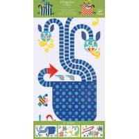Abtibilduri de perete Djeco Dragoni