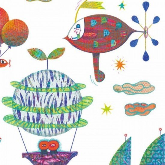 Abtibilduri Djeco pentru fereastra - Vehicule zburatoare