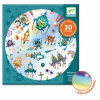 Abtibilduri metalice Djeco Intergalactic