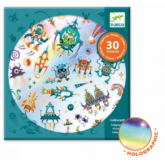 Abtibilduri metalice Djeco Intergalactic