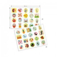 Abtibilduri moi Djeco - Gradina bebelusului