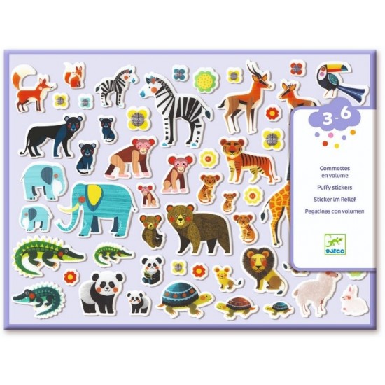 Abtibilduri moi Djeco Mama si puiul