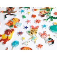 Abtibilduri moi Djeco Puffy Party