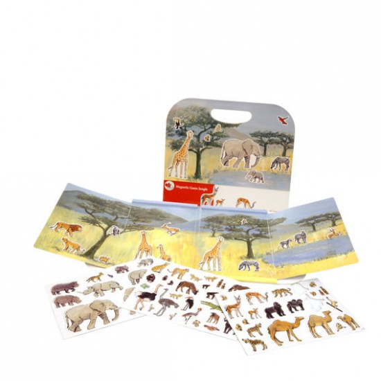 Set magnetic Animale din jungla 