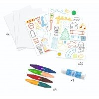 Atelier creativ de desenat Masini Djeco