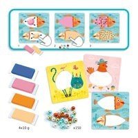 Atelier creativ Djeco - Mozaic cu plastilina si margele