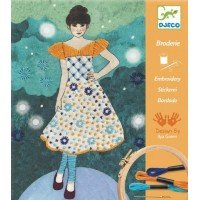 Atelier de brodat si cusut Djeco - Fashion midnight