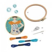 Atelier de brodat si cusut Djeco - Fashion midnight