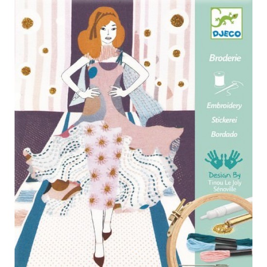 Atelier de brodat si cusut Djeco - Fashion week