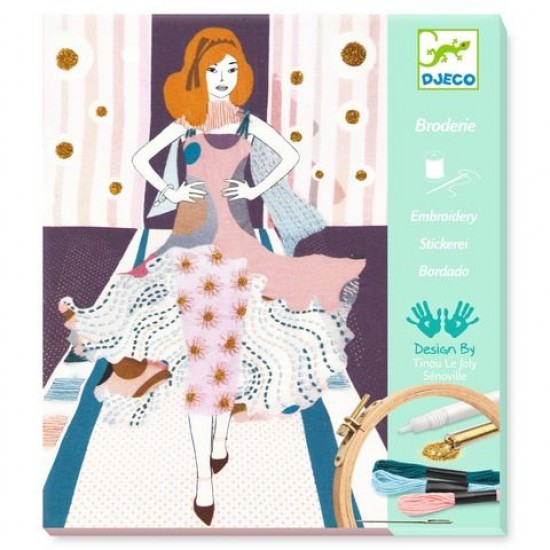 Atelier de brodat si cusut Djeco - Fashion week