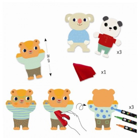 Atelier de desen pentru copii Djeco Cuties