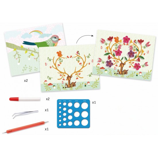 Atelier quilling Djeco Primavara