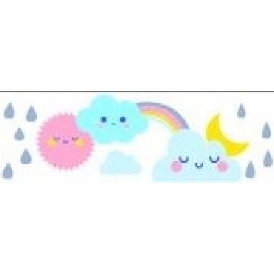 Banda decorativa Djeco Curcubeu