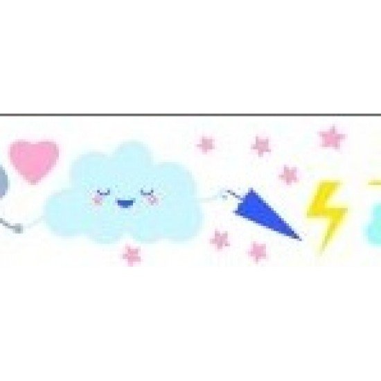 Banda decorativa Djeco Curcubeu