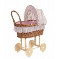 Carucior pentru papusi din nuiele Egmont