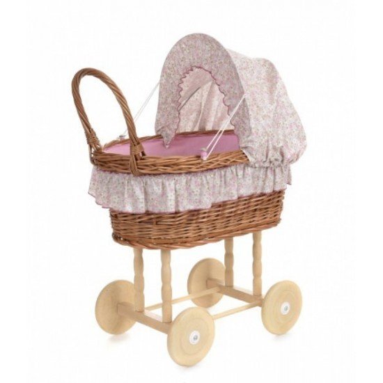 Carucior pentru papusi din nuiele Egmont