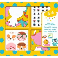 Set creativ colaje animale din fetru Djeco