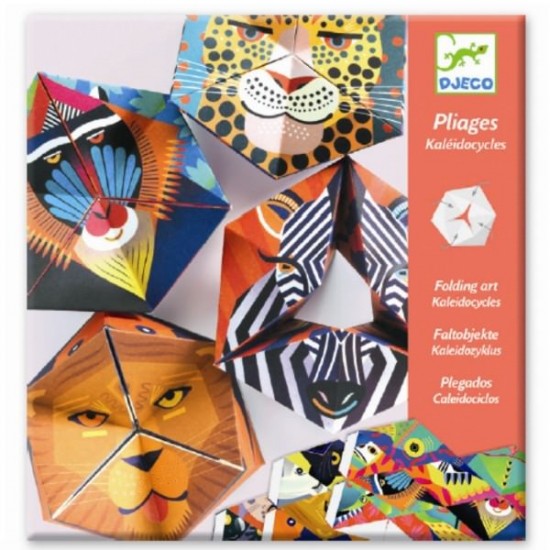 Set creativ Origami - Crafturi din hartie Djeco Flexanimals