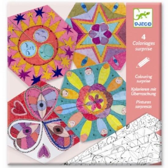 Set creativ Origami - Crafturi din hartie Djeco Mandala constelatii