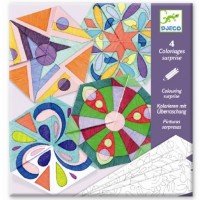 Set creativ Origami - Crafturi din hartie Djeco Mandala rozete