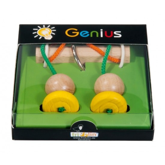 IQ Test Genius Elibereaza inelul - Piese galbene