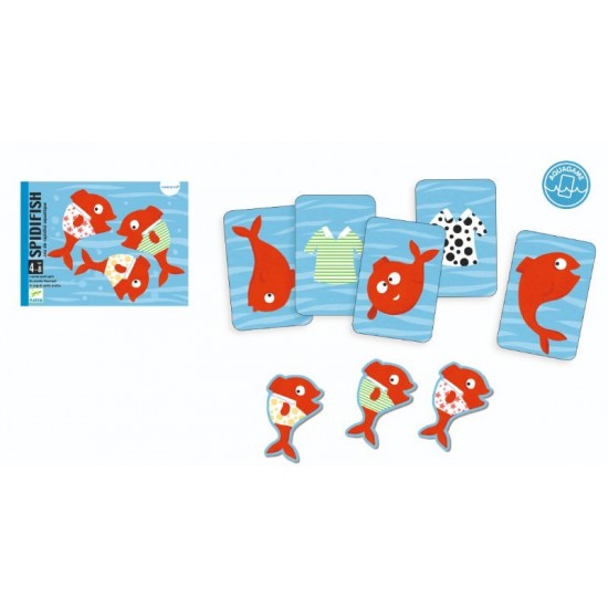 Joc acvatic cu carti Spidifish Djeco