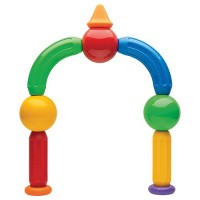 Joc de construit cu magneti Stick-O - Set de baza cu 20 piese