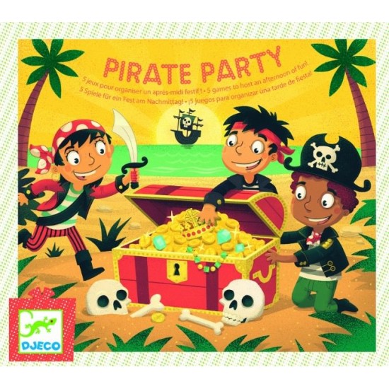 Joc de petrecere Djeco Pirate Party Gaseste comoara