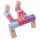 Joc logic 3D puzzle figurina violet