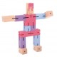 Joc logic 3D puzzle figurina violet