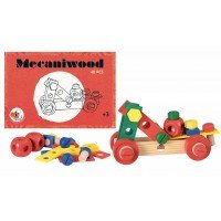 Set constructie 48 piese Mecaniwood Egmont