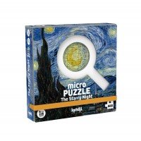 Micro Puzzle Londji 600 piese - Noaptea instelata Van Gogh