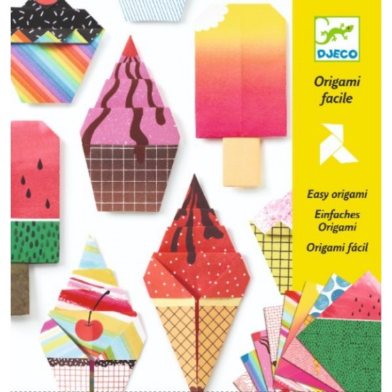 Set creativ Origami Djeco Inghetata