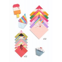 Set creativ Origami Djeco Inghetata