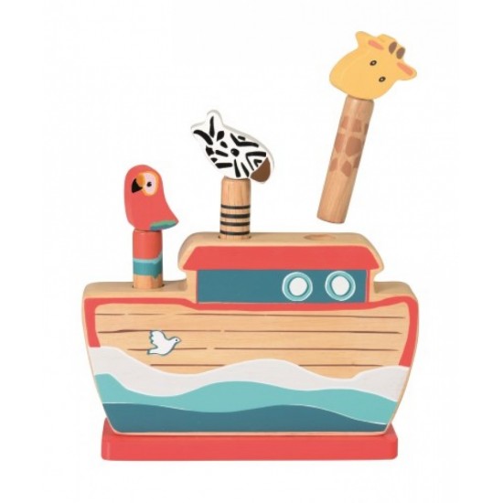 Pop up jucarie motorica Arca lui Noe