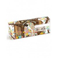 Puzzle Djeco 200 piese - Casuta din copac