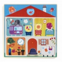 Puzzle Djeco Swapy cu piese interschimbabile