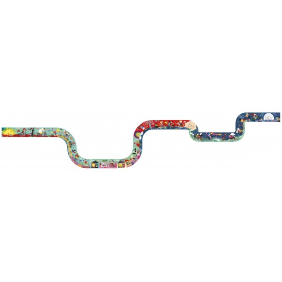 Puzzle Londji Drumul lung cu bicicleta