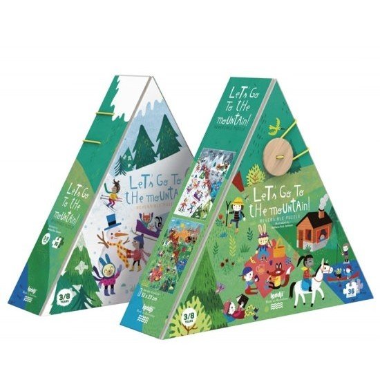 Puzzle reversibil Londji Haideti la munte!